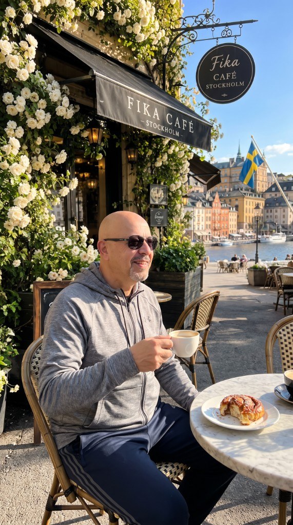 Mustafa Egemen Şener — Stockholm Business Trip — Fika Café — business trip photo (2/4)