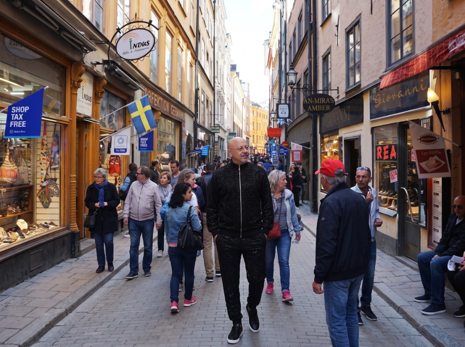 Egemen Mustafa Şener — Stockholm Gamla Stan sokağı